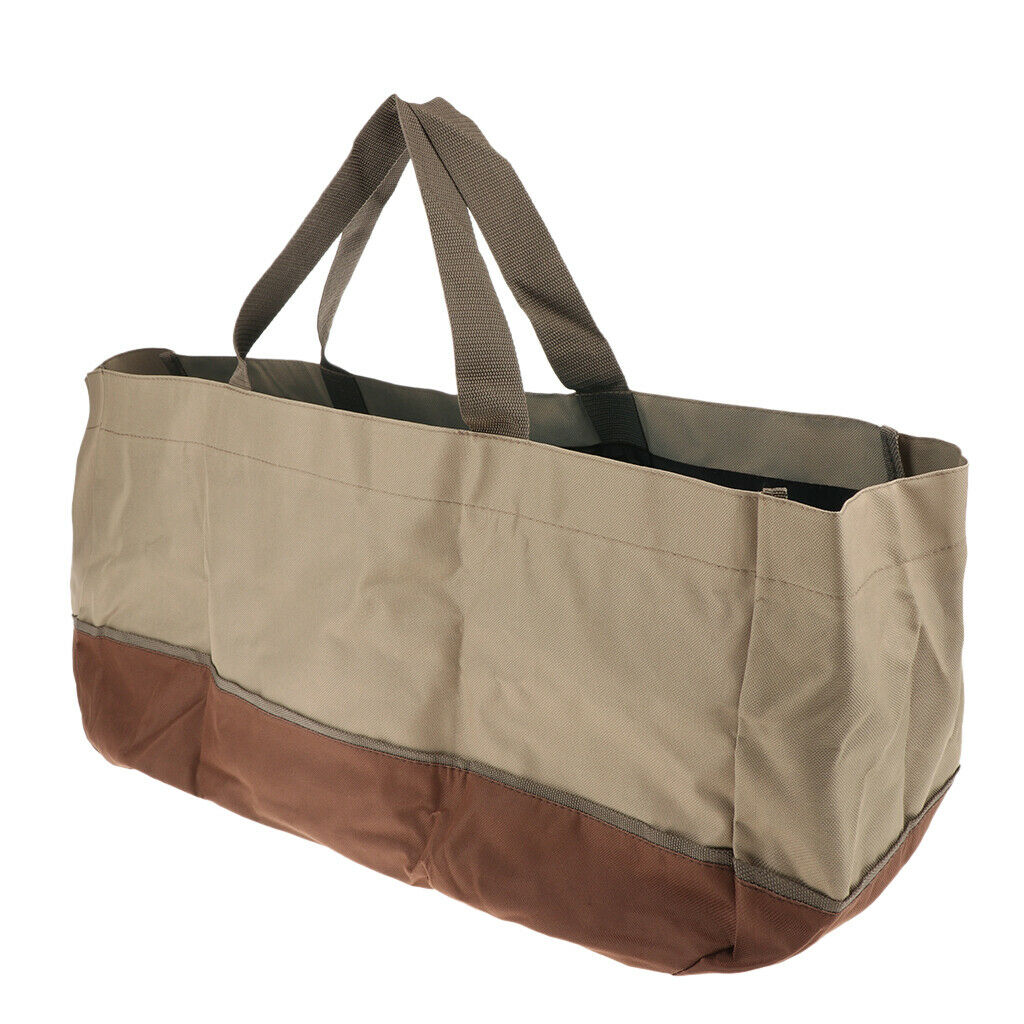 Premium Large Firewood Log Carrier Tote Bag Pack for Fireplace & Fire Stoves