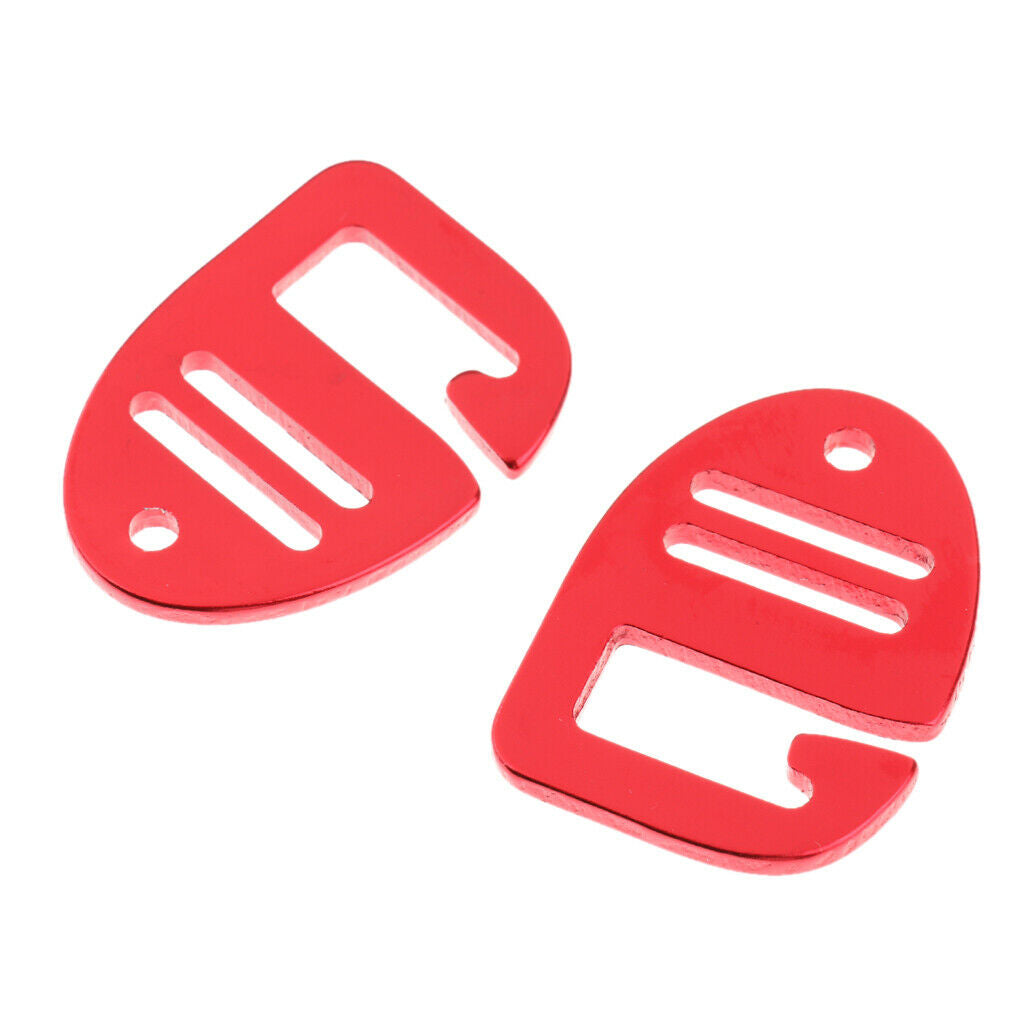 2Pcs 1 inch G Hook Webbing Buckle for Backpack Luggage Strap Webbing 25mm