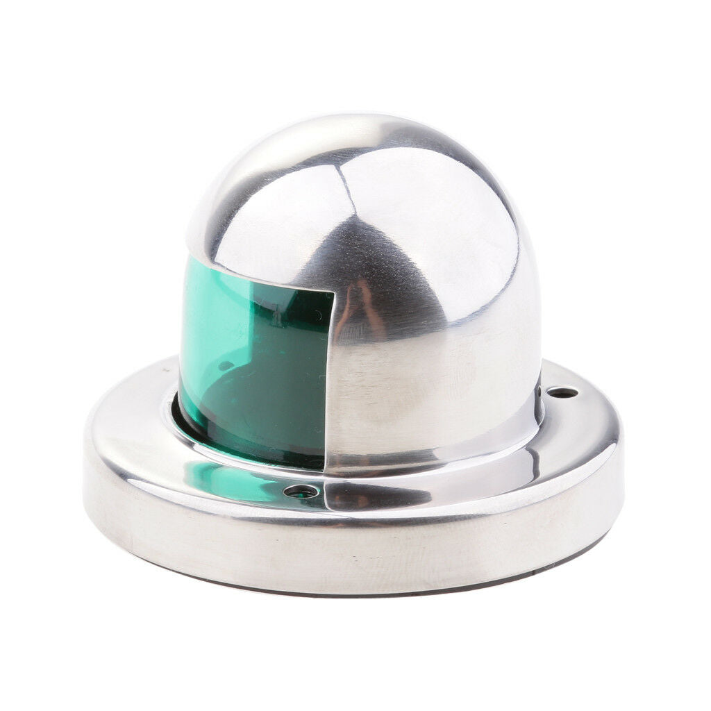 1 Pair Marine Boat Yacht Light 12V Stainless Steel LED Bow Navigation Lights