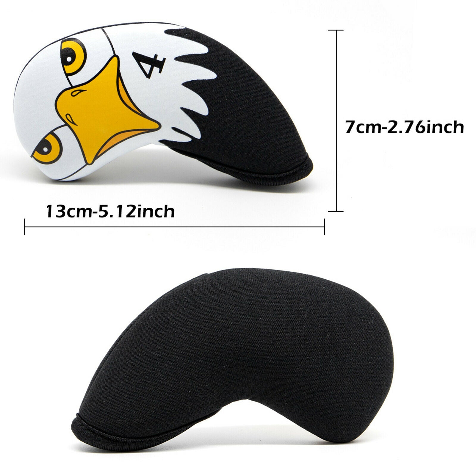 10x Golf Club Iron Head Cover Guard Headcover Eagle Pattern Fits All Brands