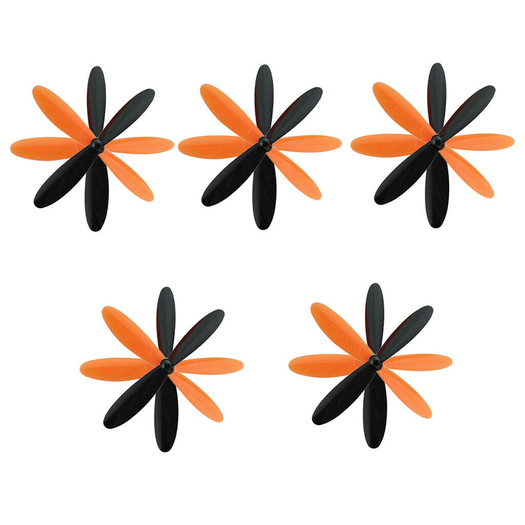 20pcs Propellers Airscrew Replace for   X4 H107 Accessory Black+Orange