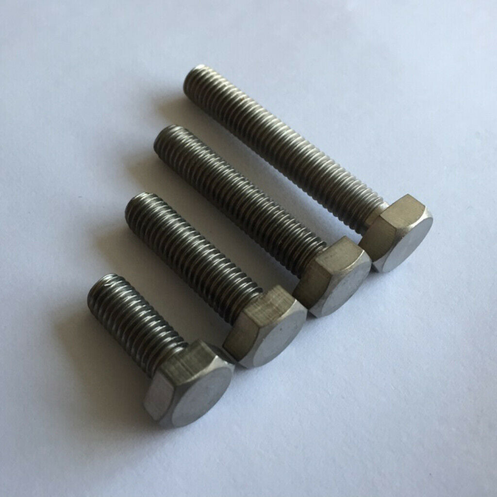 10Pieces CR1 Titanium Hexagon Head Screws Threaded Bolts M6x10