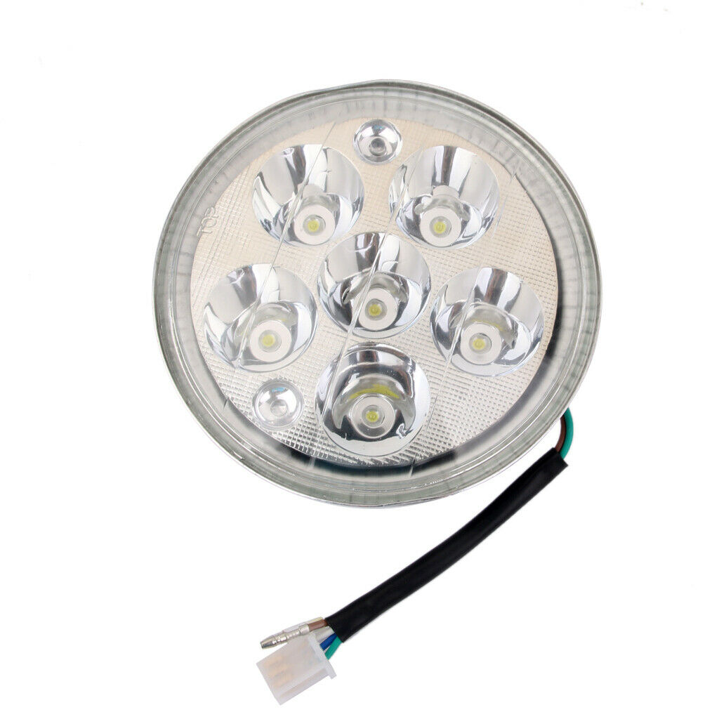 Motorcycle 5.5" 30W 6 LED Headlight Scooter High Low
