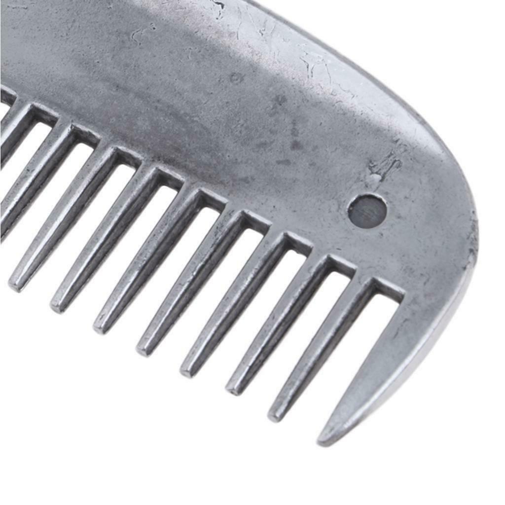 Stainless Steel Horse Curry Comb Brush Grooming Equestrian Supplies
