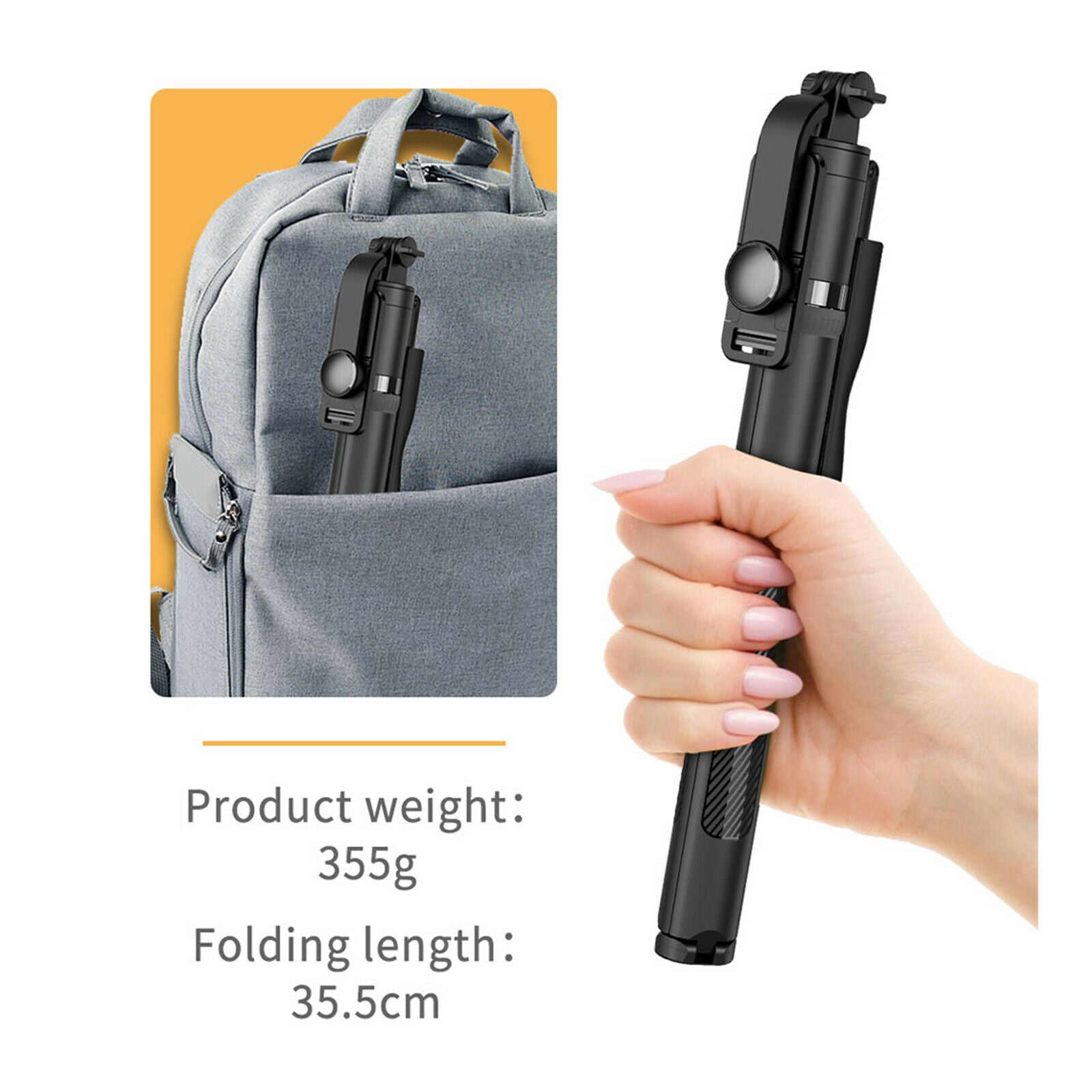 Selfie Stick Tripod Bluetooth Selfie Stick w/Remote Tripod Stand for Phone