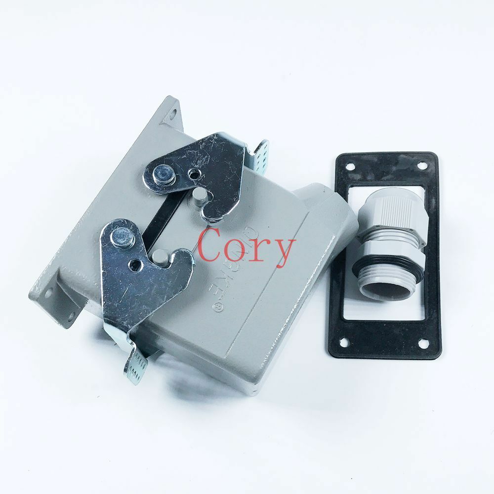 1pcs AC380V-415V Side Entry 10 Pin Connector PG16E Screw Connector Gray Copper