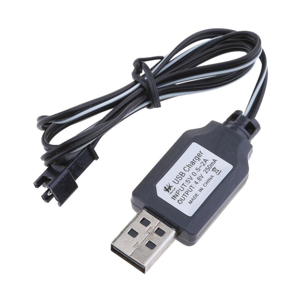 Premium 4.8V Ni/Cd Battery Charging Cable USB To SM Plug Connector Remote
