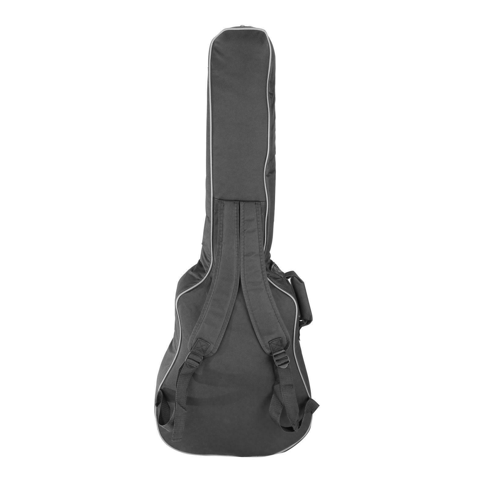1pc Electric Guitar Gig Bag Case Adjustable Guitar Case Waterproof Black