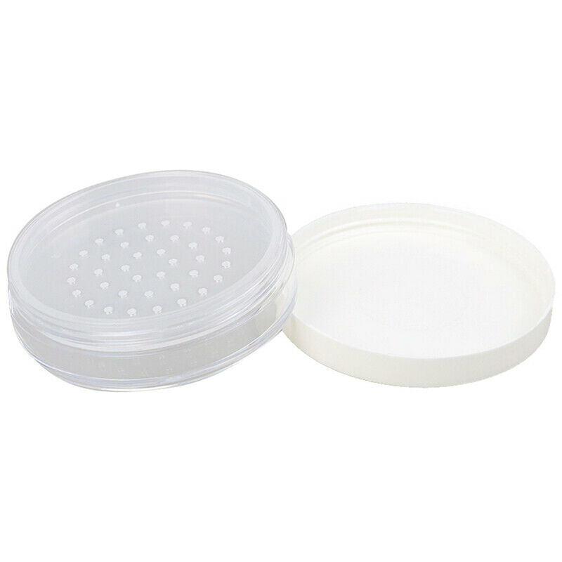 8ml Plastic Empty Loose Box Makeup Cosmetic Container Cosmetic Jar Pot White .DD