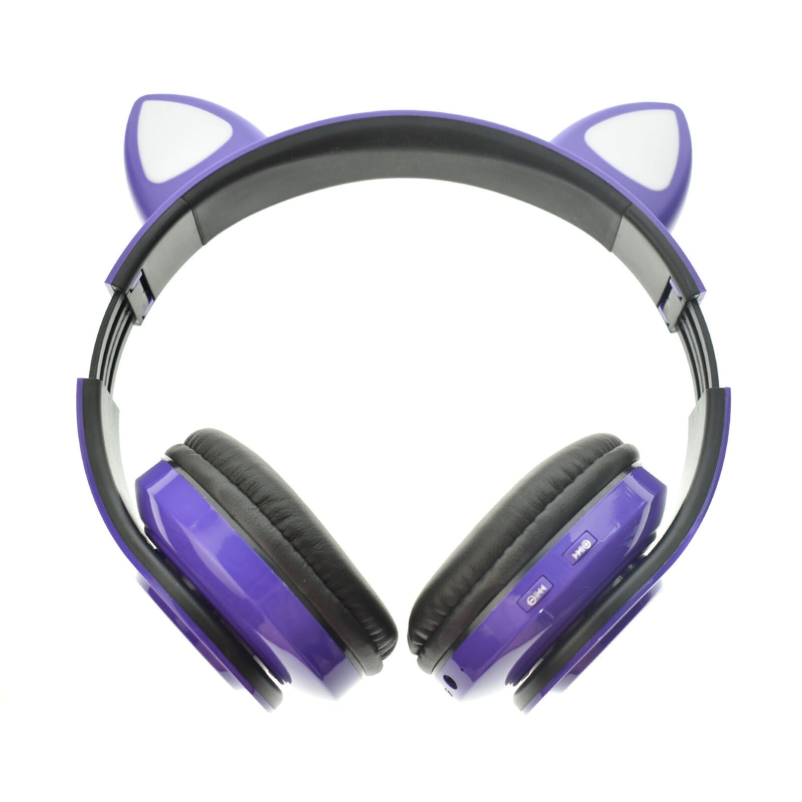 Bluetooth 5.0 Wireless Cat Rabbit Ear Headset LED w/Mic Headphone For Kids