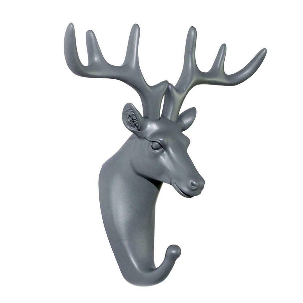 Nordic Style Wall Hook Rack Hanger for Hat Coat Keys Sundries Deer