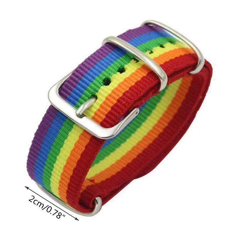 Couples Rainbow Bracelet Adjustable Women Girls Wristband Colorful Bracelets