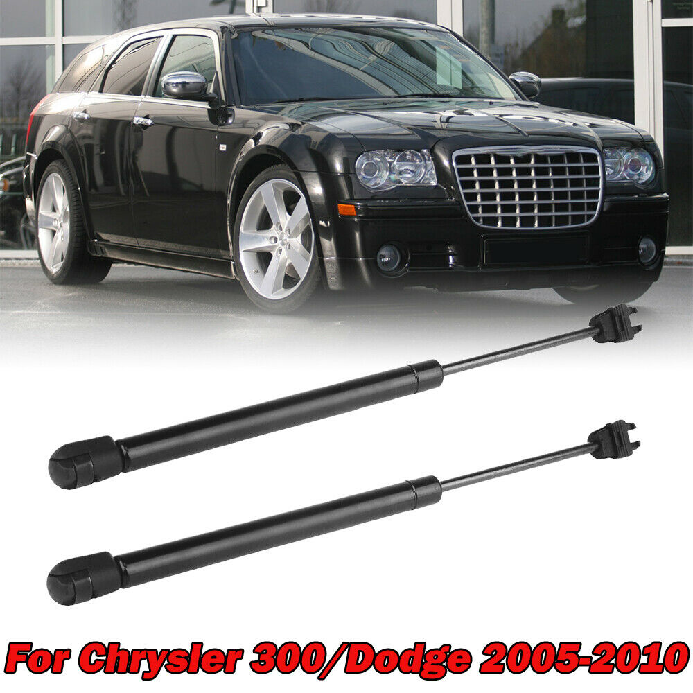 2 Front Hood Lift Supports Struts for Chrysler 300 05-10 Dodge Challenger Magnum