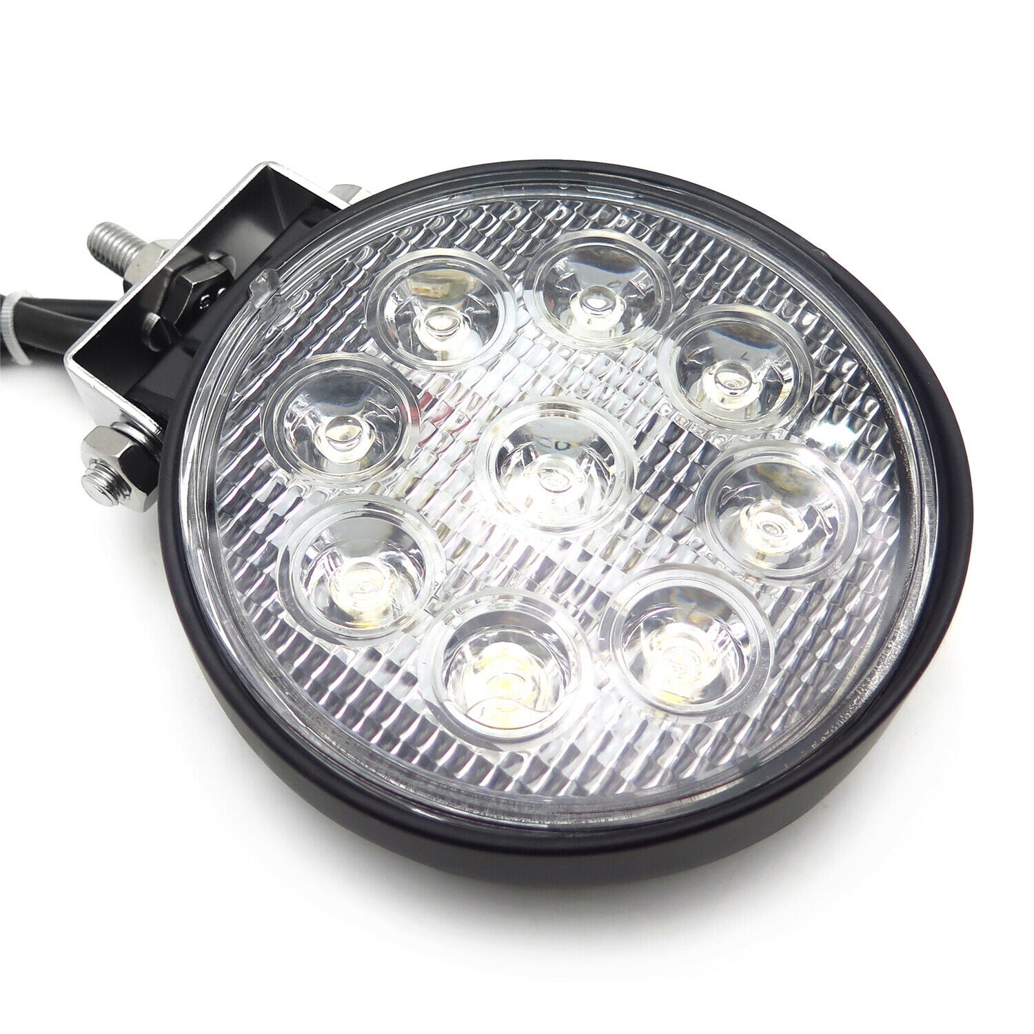 Round 27W Spot BEAM LED Off Road Work 9 LED Light 12V 24V Universal USE SUV Car
