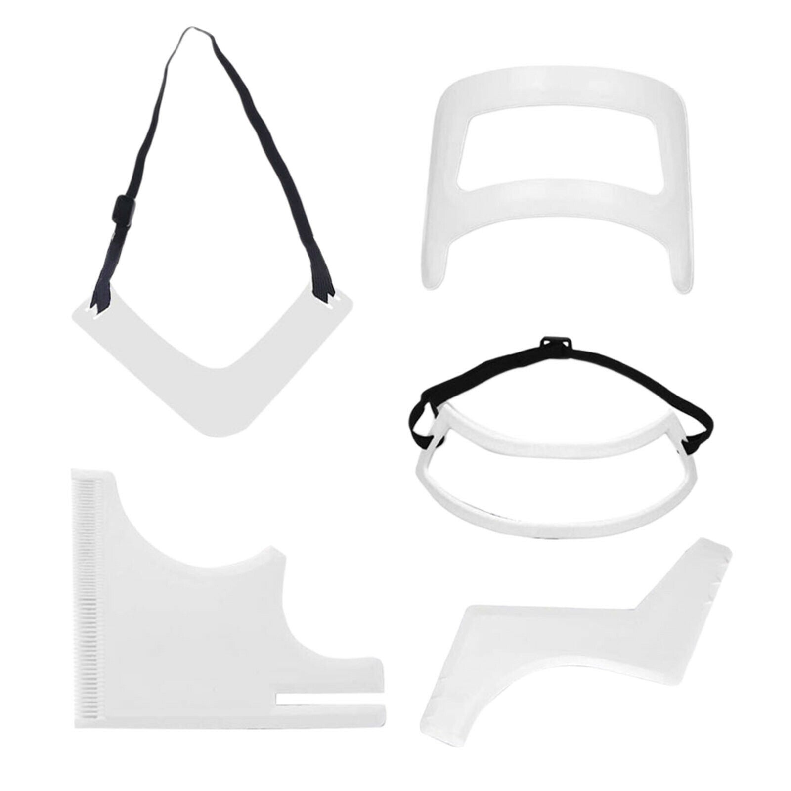 5pcs Beard Shaping Tool Kit for Men Shaper Haircut Kit for Trimming Hairline