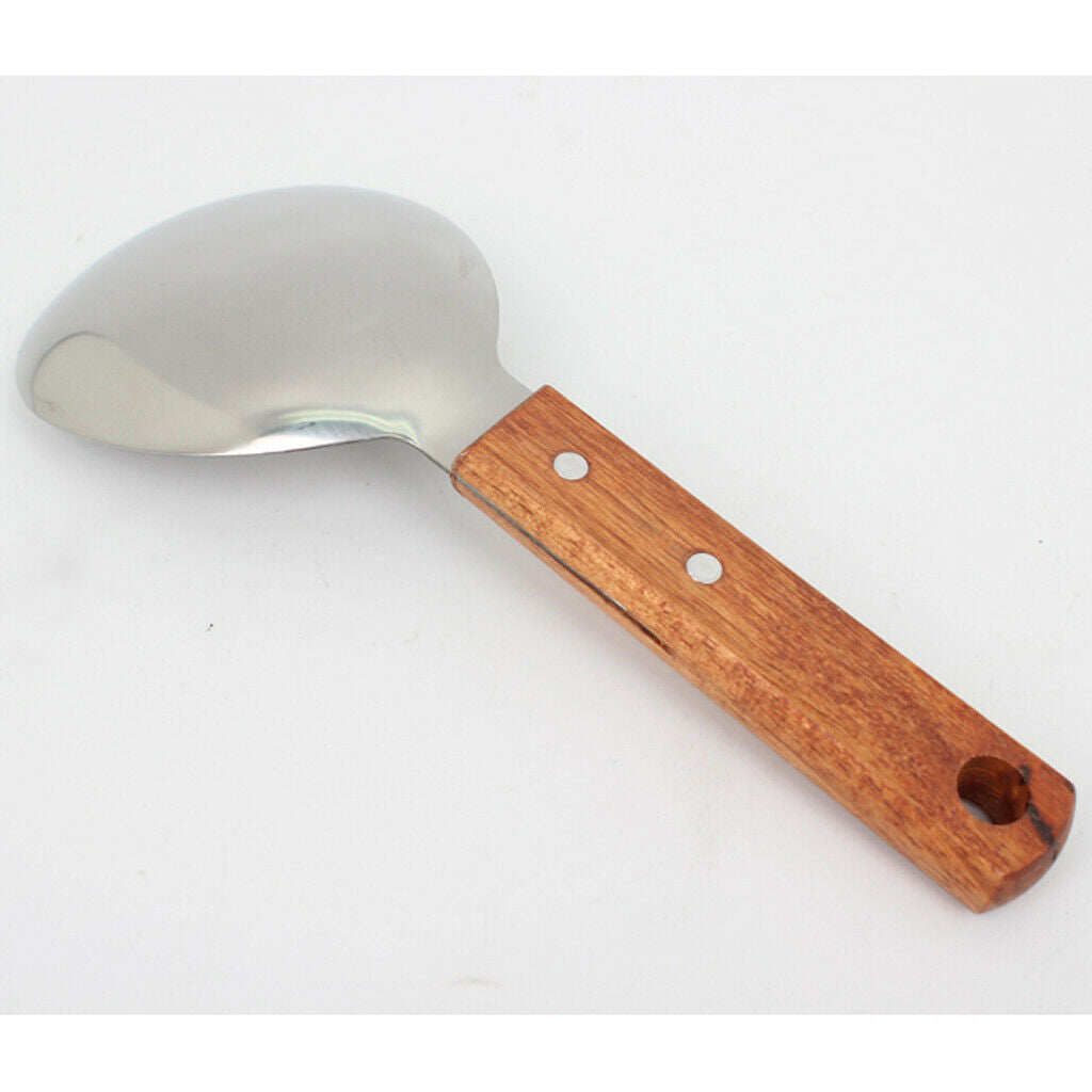 Stainless Steel Rice Paddle Spoon Dinner Table Serving Tableware 9inch