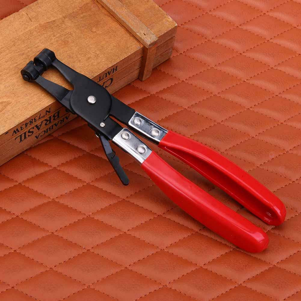 1pc Straight Throat Jaw Nose Vehicle Repair Tool Hose Clip Clamp Pliers @