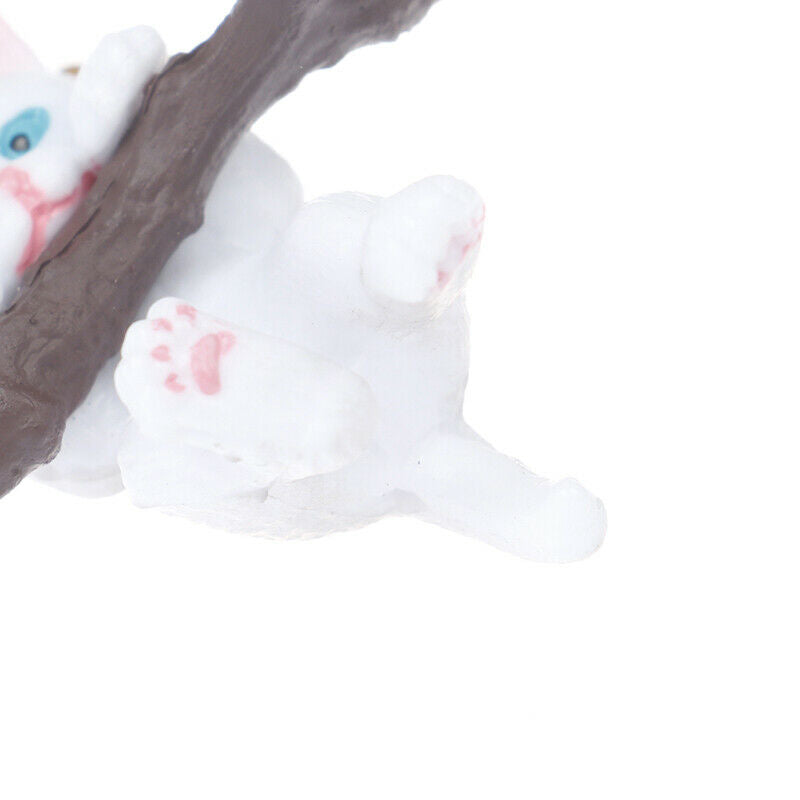 1Pc Cute Animal Cat Brooch Naughty Cat With Branch Play Lapel Pin Clothes.l8
