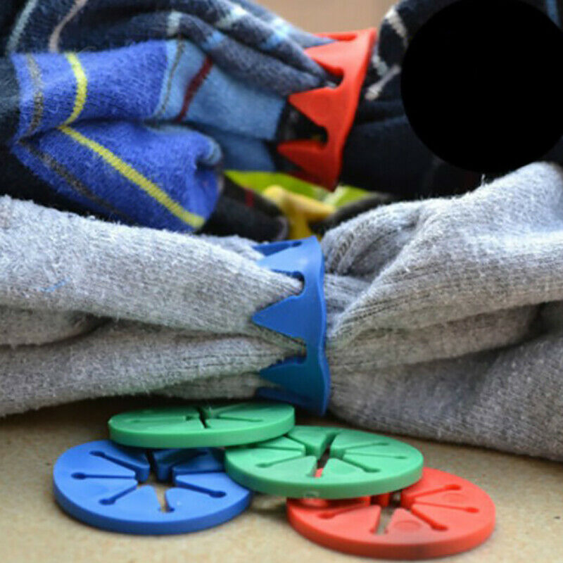 7 Pcs Sock Clips Sock Holder Rings Sock Organizers Locks Clips Clothes Pe.l8