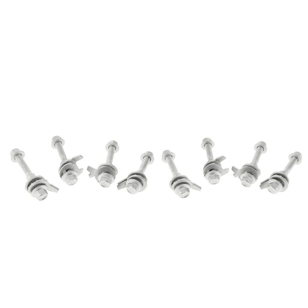 8 Set Car Tool Four Wheel Alignment Bolt Fitting Screw 12.9 Eccentric 13mm