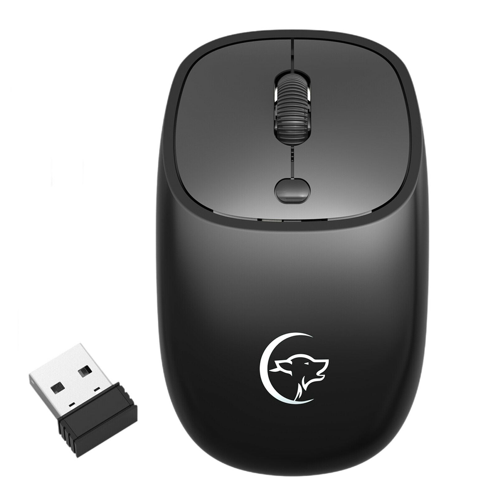 Portable 2.4G Wireless Gaming Mouse Rechargeable Mice for Desktop Laptop
