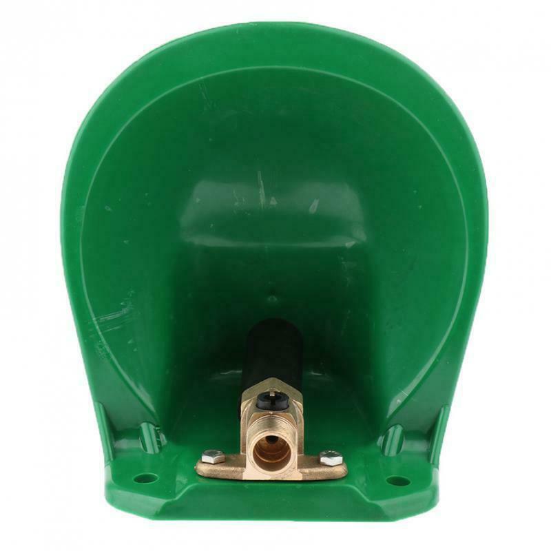 Automatic Water Dispenser Waterer Bowl + Brass Valve for Sheep Goats Pig