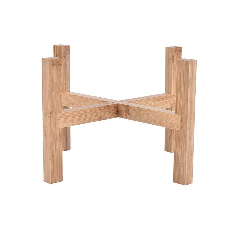 Large Wood Planter Pot Trays Flower Pot Rack Strong Free Standing Bonsai HolBDA