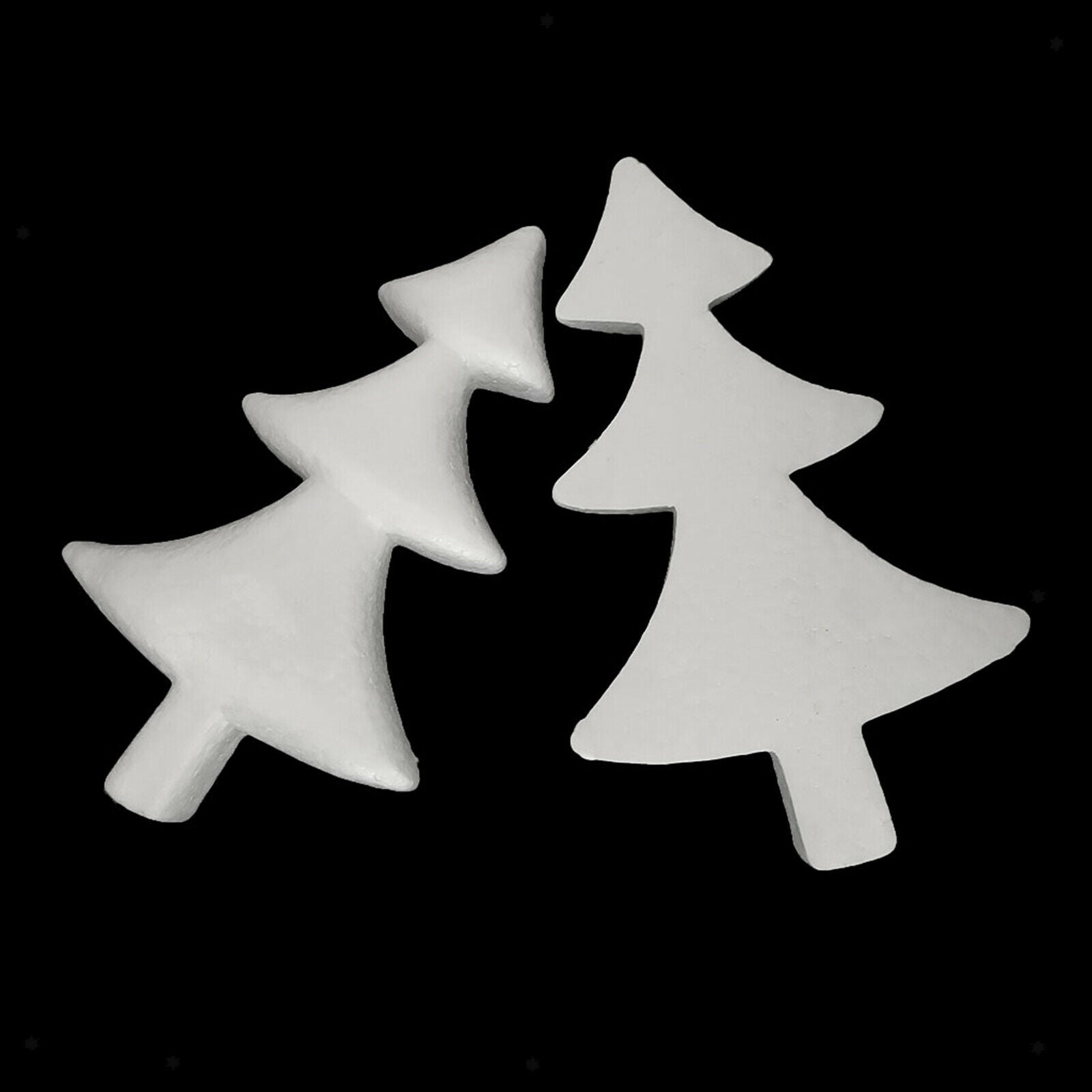 6x Foam Xmas Tree DIY Tree Shape Decorations for Birthday Party Indoor Home