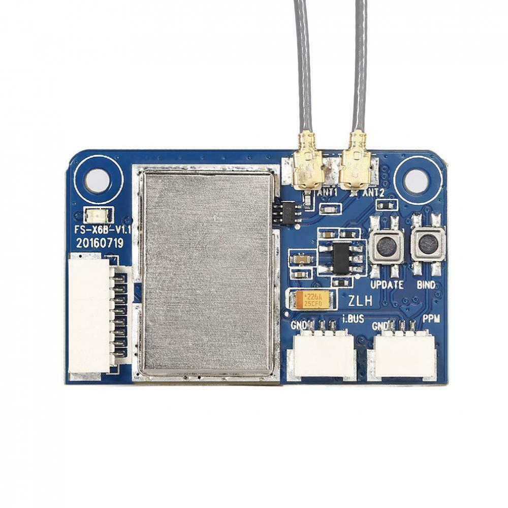 Two-Way X6B 2.4G 6CH PWM PPM Receiver for AFHDS FS-i10 FS-i6x FS series