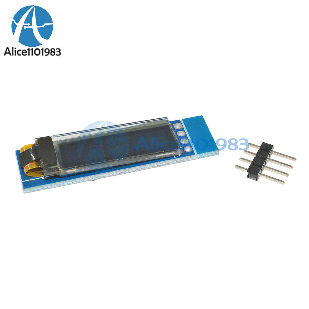 10PCS 0.91"128x32 IIC I2C Blue OLED Display Module SSD1306 DC3.3V 5V For Arduino
