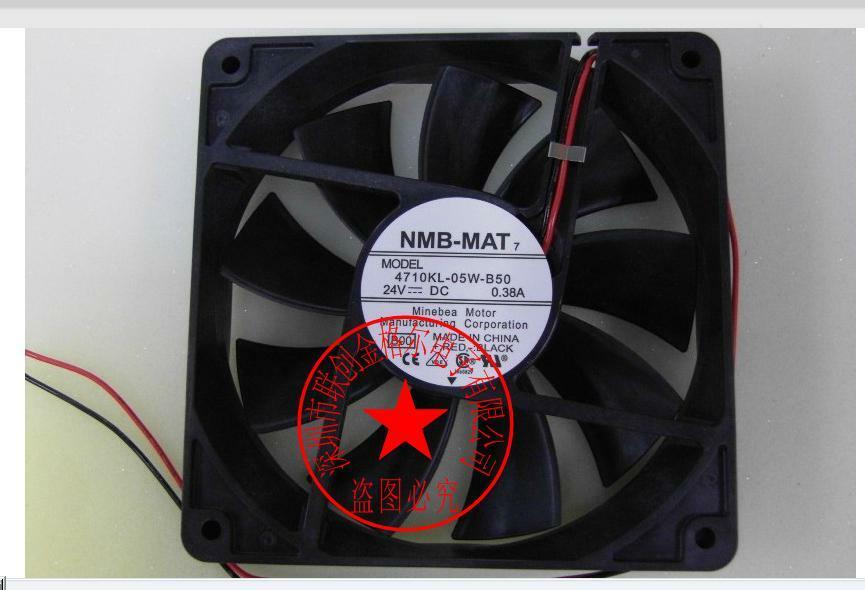 For NMB-MAT 4710KL-05W-B50 Inverter cooling fan 24V 0.38A 120*120*25MM 2PIN