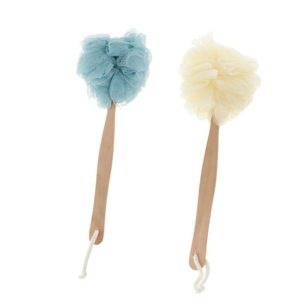 2 pcs 36cm Bath Sponge Back Scrubber Puff Scrubber for Body Relaxation Body
