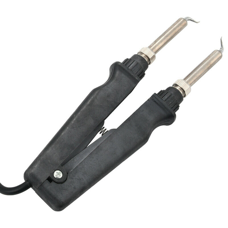 902 Esd Smd Double Solde Iron Tweezer Handle Clip Heating Plier Solde Station L3