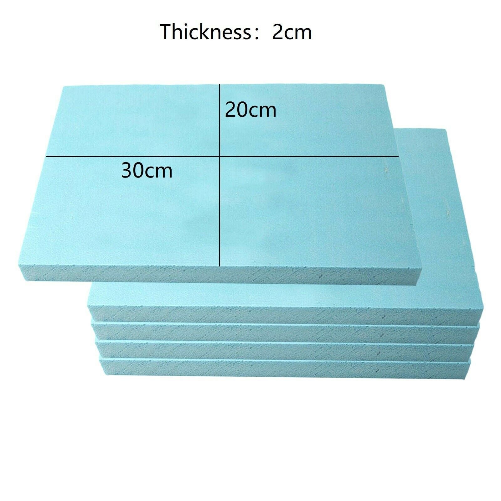 5X 5Pc Foam Slab Sheet 30x20x2cm DIY Material Rocks Mountains Landscape Kits