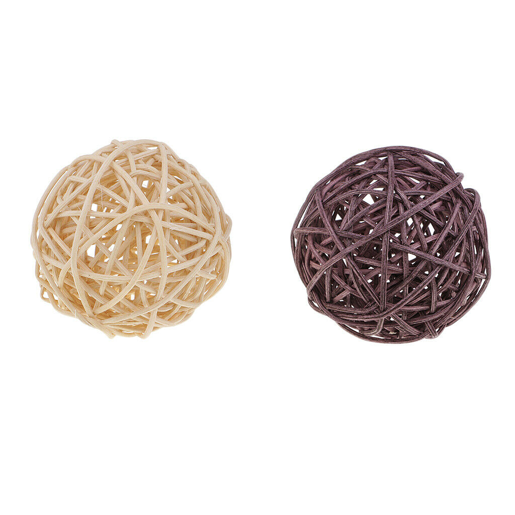 42x3 / 7cm Natural Wicker Rattan for Party Table Bowl Decoration