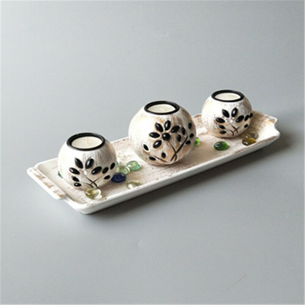 Candlestick Country Style Wood Candlesticks Candlestick Table Decoration for