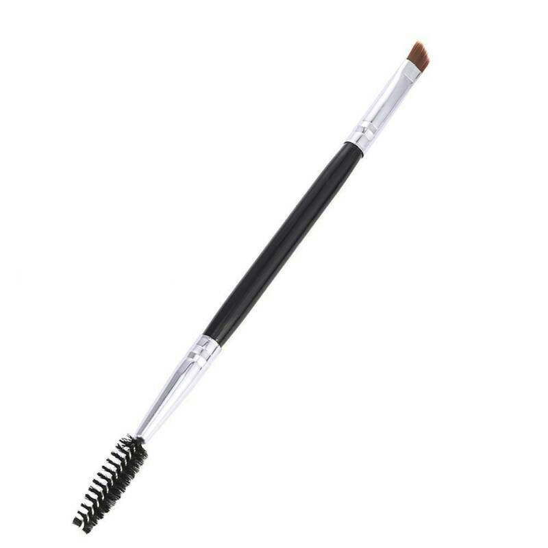 Pro Double Sided Ended Eyebrow Makeup Wand Brow Shaping Angled Eyelash Brush
