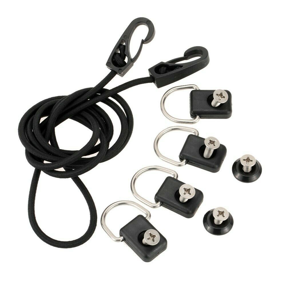Portable Canoe Kayak D Ring Outfitting Fishing Rigging Bungee Kit Accessory