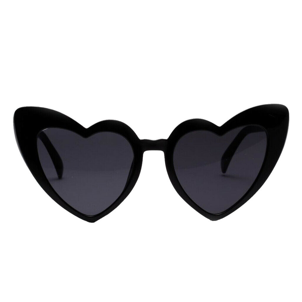 4 Pcs Chic Heart Frame Sunglasses Sun Glasses Luxury Design Party Eyewear