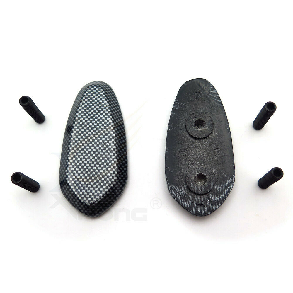 Mirror Block Off Base Plates Black For 2000-2008 01 02 Yamaha R1 Yzf-R1 Yzfr1