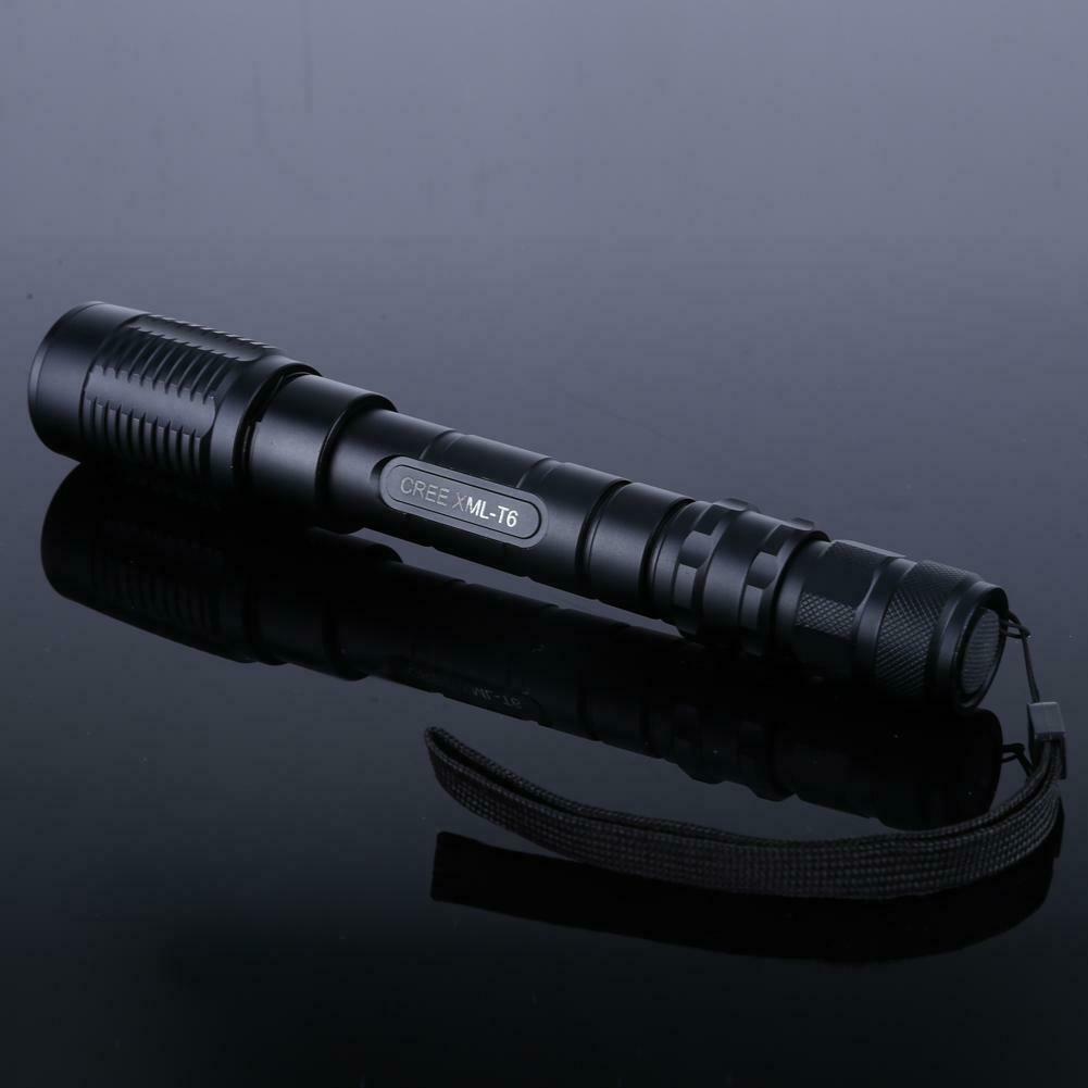 4000 Lumen Zoomable CREE XML T6 LED 18650 Flashlight Focus Torch Lamp @