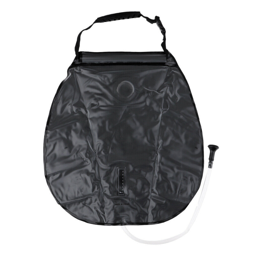 Portable 20L Water Bag Solar Heated Shower Pouch for Outdoors Camping Travel