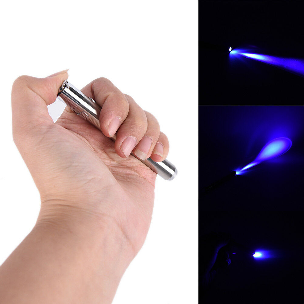mini led flashlight uv light emergency lamp 395 nm inspection lamp torch F.l8