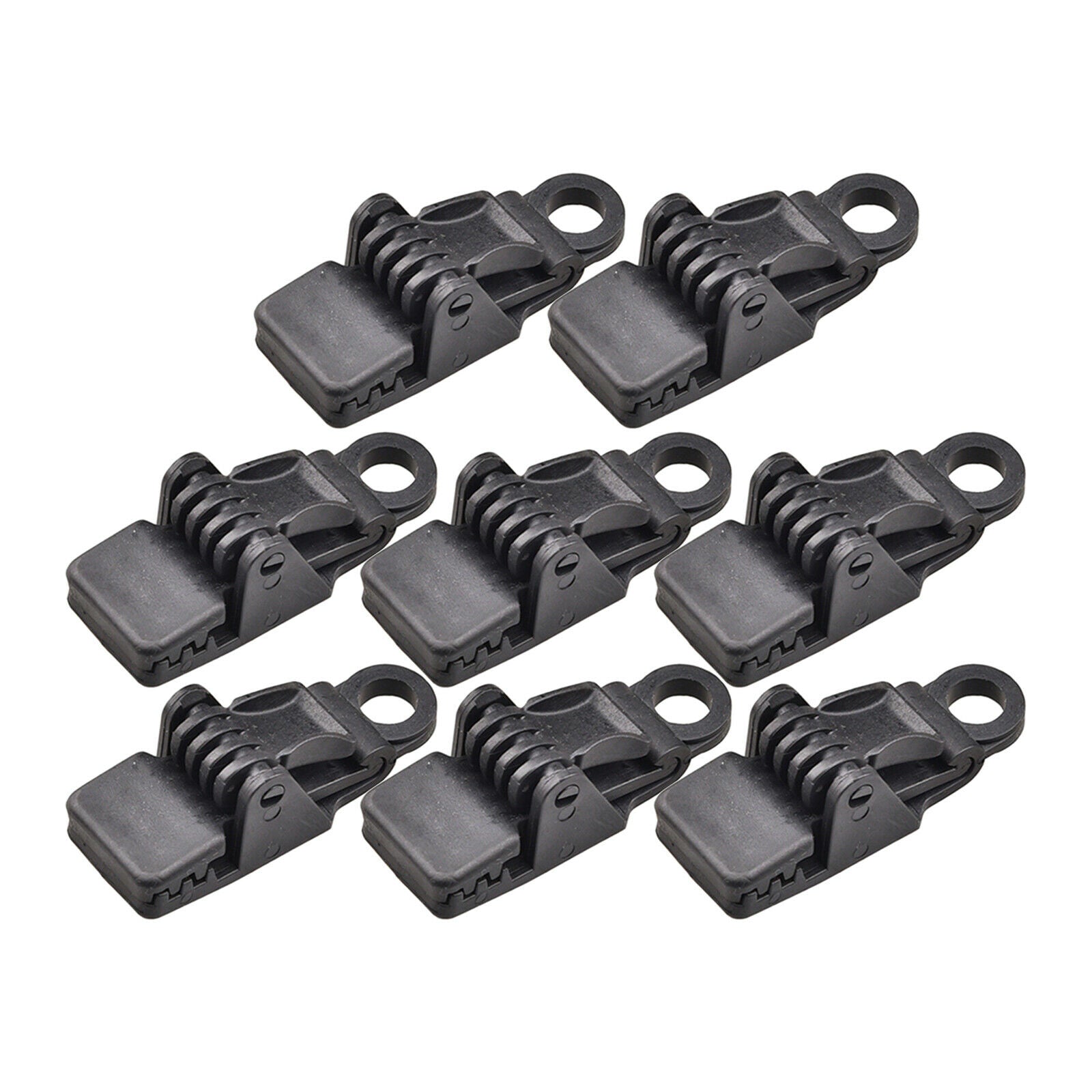 8Pcs Reusable Tarp Clips Awning Canopy Clamp Tent Snaps Camping Car Cover