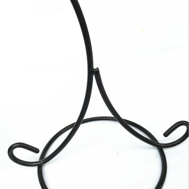 37CM Double hook Metal Iron Candlestick Candle Holder Plant Glass Bottle StaBDA
