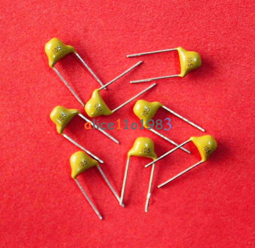 50Pcs 1uF 105 50V Monolithic Ceramic Chip Capacitor NEW