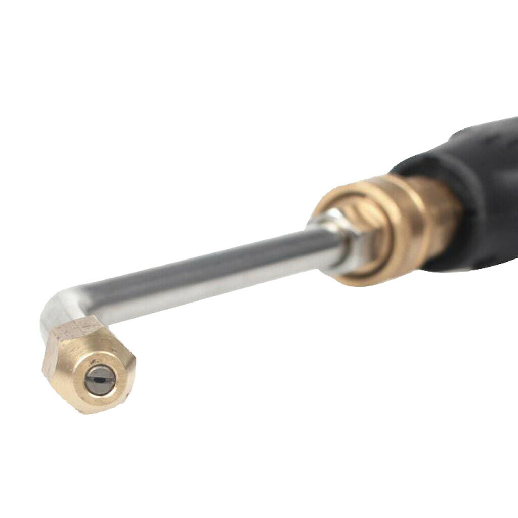20cm 30° Angled Lance Extension Metal Rod 3600psi 1/4'' Quick Release