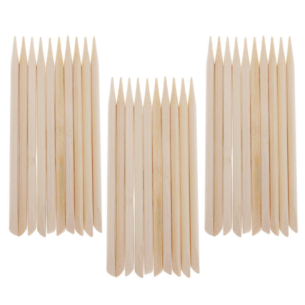 30x Wooden Stylus Brush Wood Scratch Sticks Accessories Scratch Art Surfaces