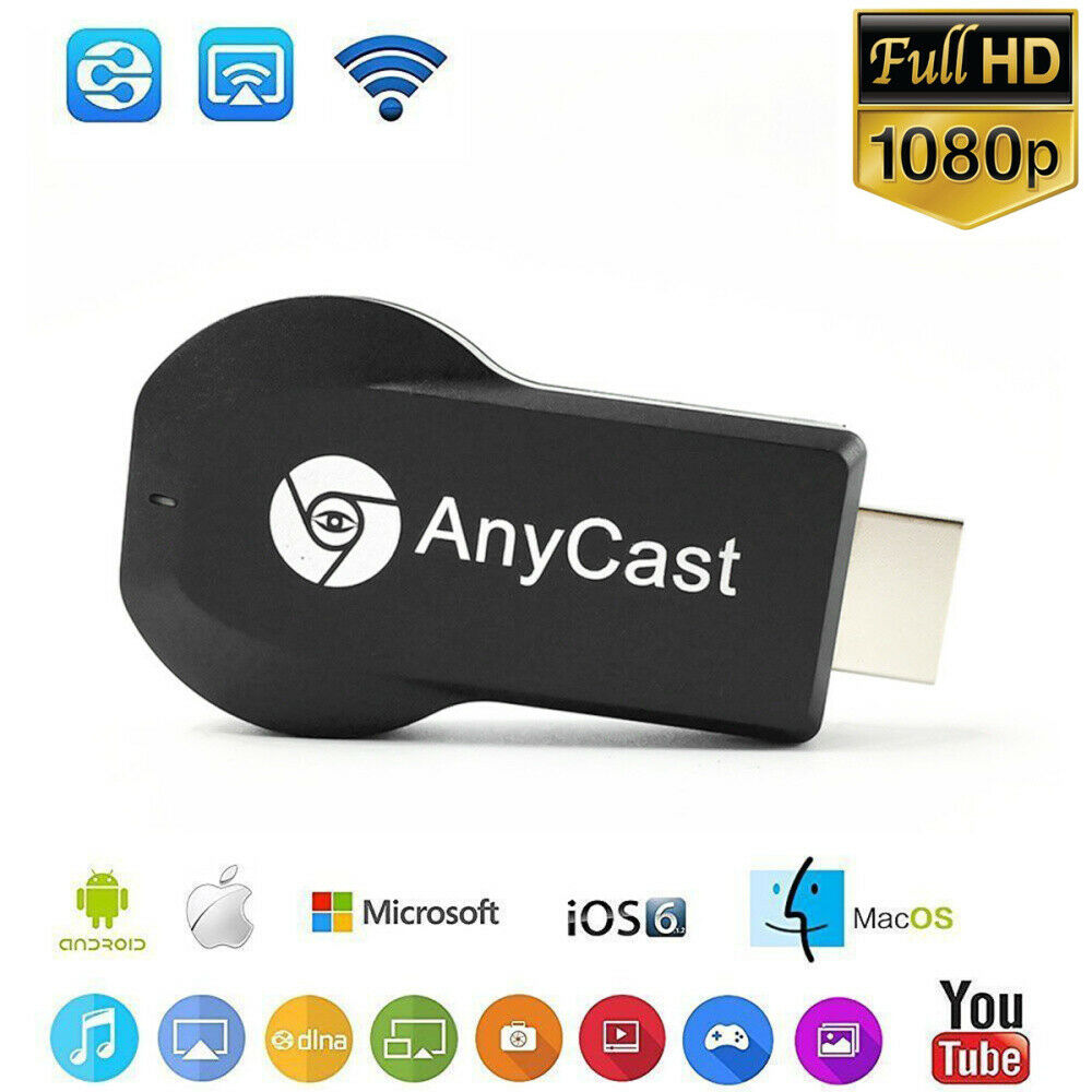 Wireless WiFi Display 1080P HDMI TV Dongle Miracast Receiver Adapter