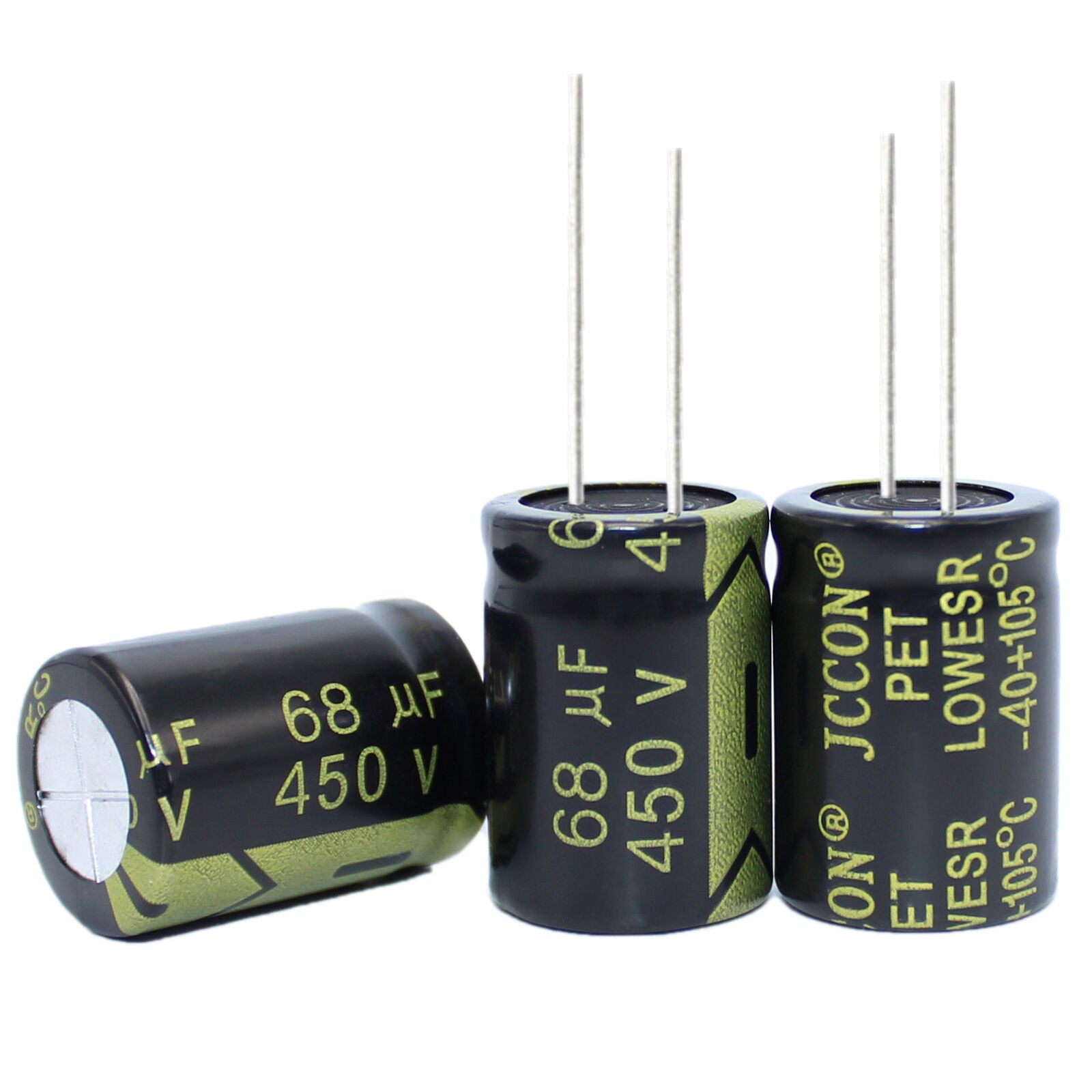 5pcs 450v68uf Aluminum electrolytic capacitor Power adapter inverter 18x22mm